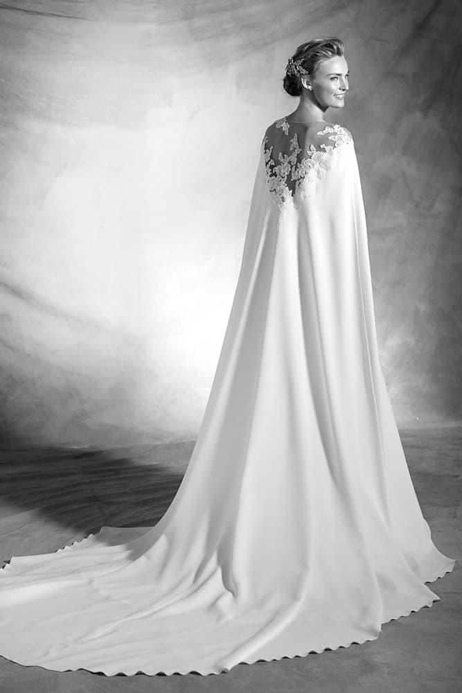 abito sposa mantello